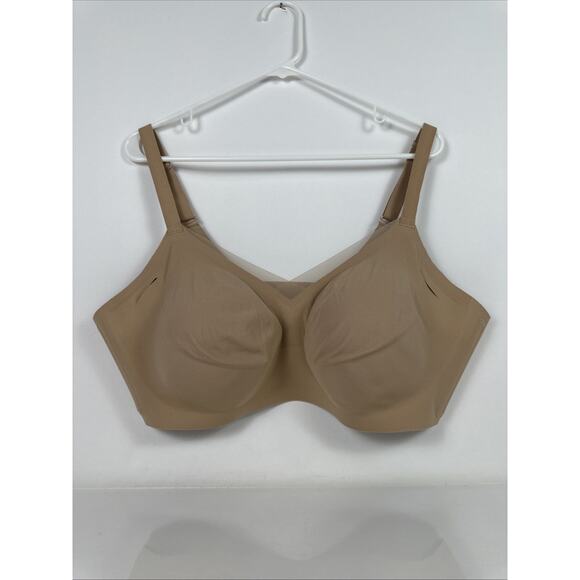 Honeylove Bra Crossover V Neck Nude Wireless 3X 44DD(E)/DDD(F) - Picture 1 of 14